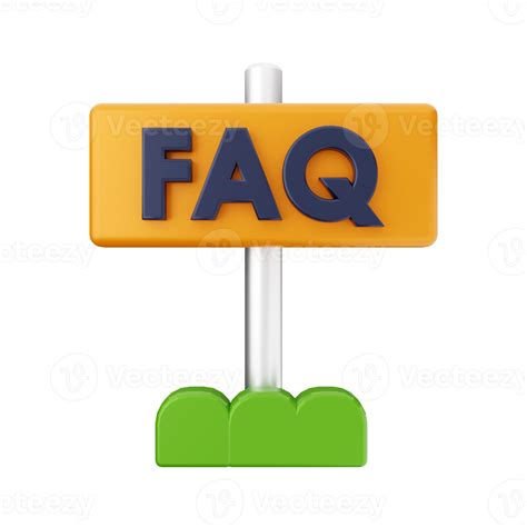 3d Frequently Asked Questions Icon Illustration Render 22360658 Png