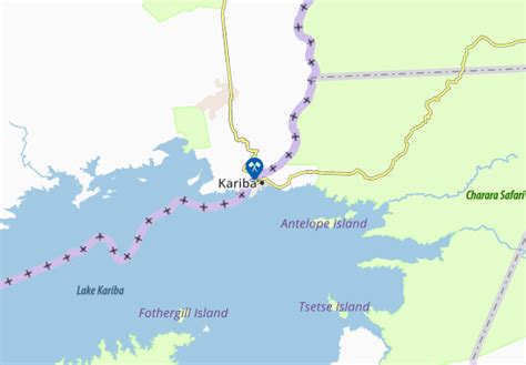 MICHELIN Kariba map - ViaMichelin