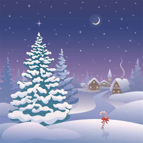 Winter Cartoon Pictures Free - Cartoon Winter Snowman Background Material, Snow, Snowman ...