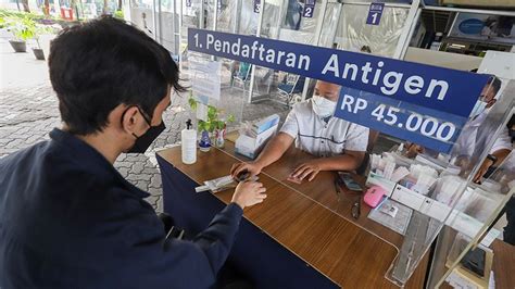 Harga Rapid Test Antigen Di Stasiun Hanya Rp45 000 Mulai Hari Ini