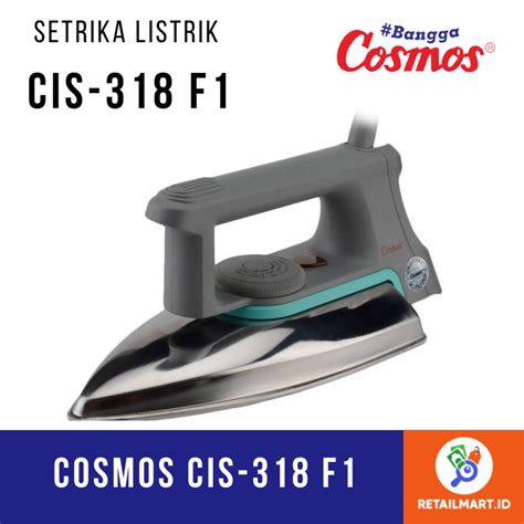 Jual COSMOS CIS 318 F1 SETRIKA LISTRIK STAINLESS STEEL Shopee Indonesia