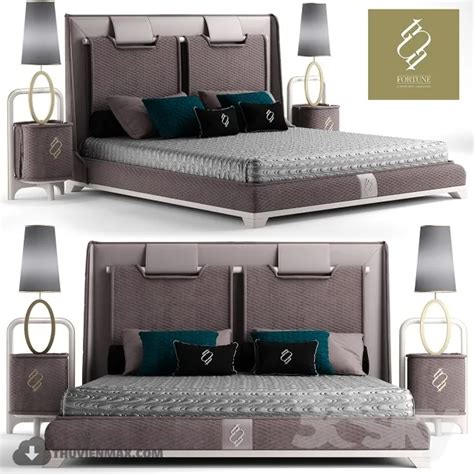 Bed 3d Models Classic 064 3ds Max Files