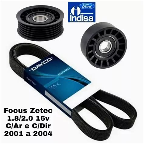 Kit Correia Alternador Focus Zetec V C Ar E C Dir Frete Gr Tis