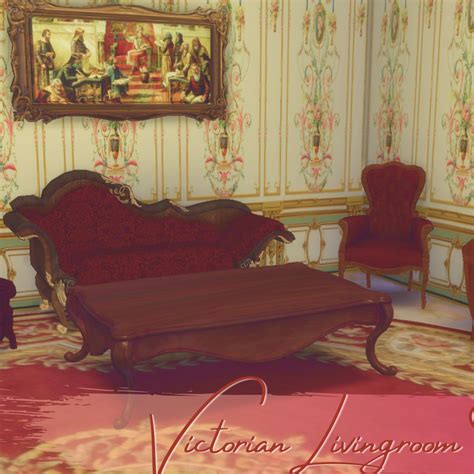 Victorian Livingroom Set The Sims 4 Build Buy Curseforge