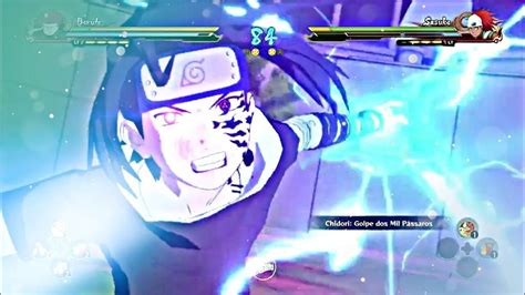 Boruto Jougan Mode vs Sasuke Curse mark Lvl 1 - Storm 4 Road to boruto ...