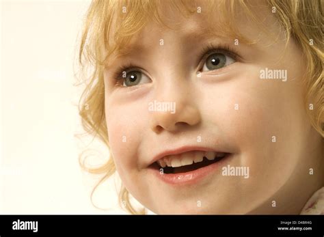 Portrait Of Smiling Girl Stock Photo Alamy