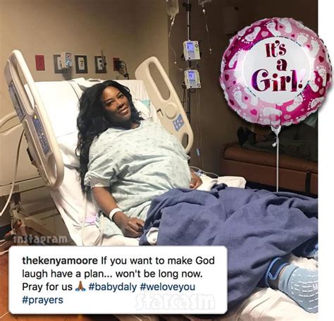 RHOA Kenya Moore gives birth to daughter Brooklyn Doris Daly