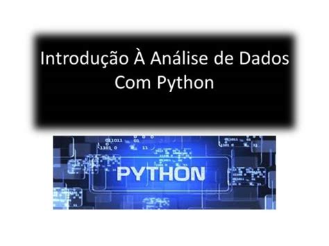 Curso De Introdução À Análise De Dados Com Python