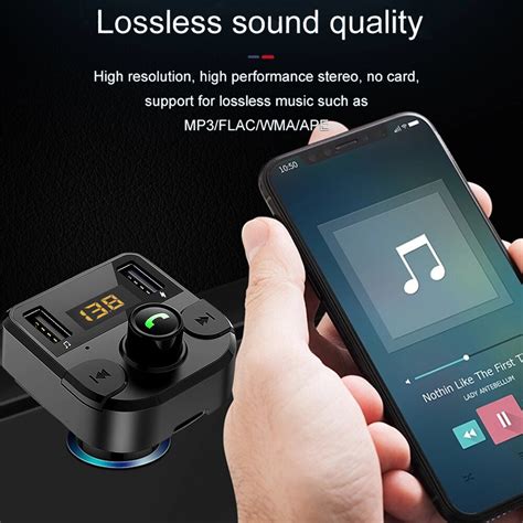 Lecteur Mp3 Bluetooth 5 0 Transmetteur FM Avec Disque U TF Lecteur De