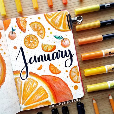 39 Best January Bullet Journal Cover Spreads For 2022 Juelzjohn