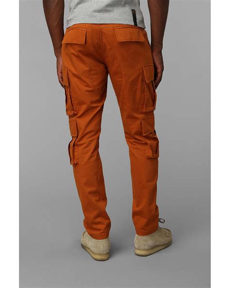 Urban Outfitters Publish Avenir Cargo Pant In Orange For Men Lyst