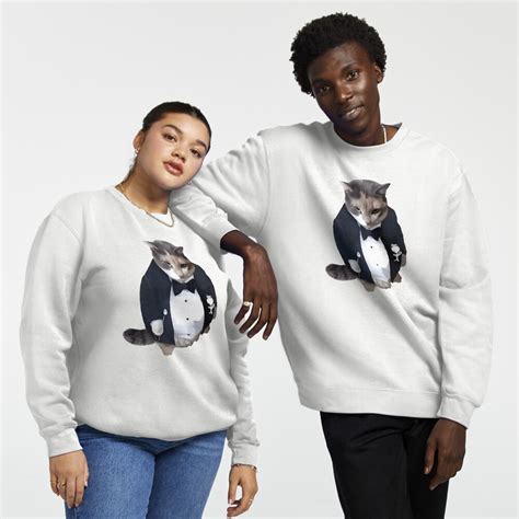 Fat Ass Cat In Tuxedo Suit Chonky Boy Tie Funny Chonkers Meme Sticker For Sale By Fomodesigns