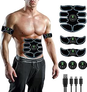 Amazon Estimulador Abs Estimulador Muscular Ems Cintur N De