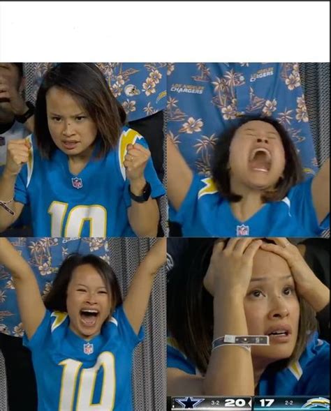 Chargers Fan Meme Blank Template Imgflip