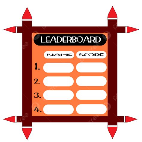 Game Leaderboard Ranking Vector Hd Images Leaderboard Member Rank