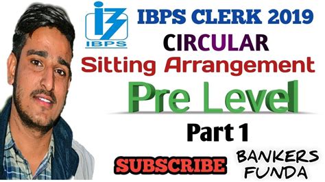 PUZZLE CIRCULAR SITTING ARRANGEMENT FOR IBPS PO CLERK RRB PO CLERK SBI