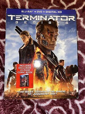 Terminator Genisys Blu Ray Dvd Plus Exclusive Comic Book Brand New