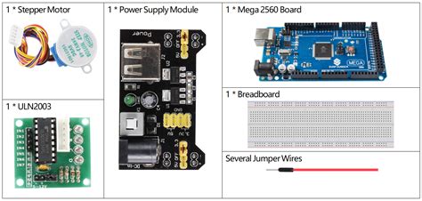 Stepper Motor Sunfounder Vincent Kit For Arduino