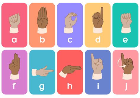 ASL Alphabet Flashcards. Printable and Instantly Downloadable. - Etsy