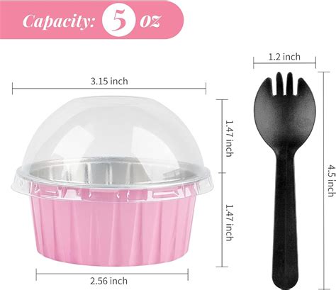 Zorrita Paquete De Mini Moldes Para Cupcakes De Onzas Con Tapas