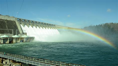 All 12 Spillway Gates Opened At Hartwell Dam