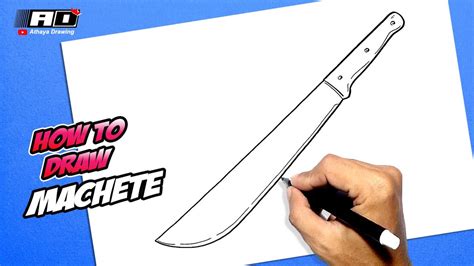 How to draw Machete - YouTube