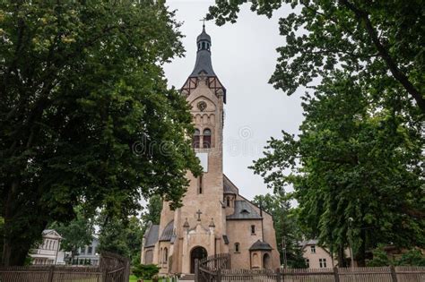 Fassadensteepel Der Lutherischen Dubulti Evangelikalen Kirche In