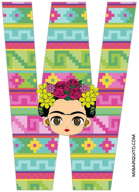 Gratis Abecedario De Frida Kahlo Mi Barquito