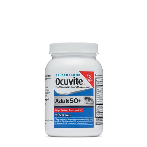 Bausch And Lomb Ocuvite® Eye Vitamin Adult 50 Formula Gnc