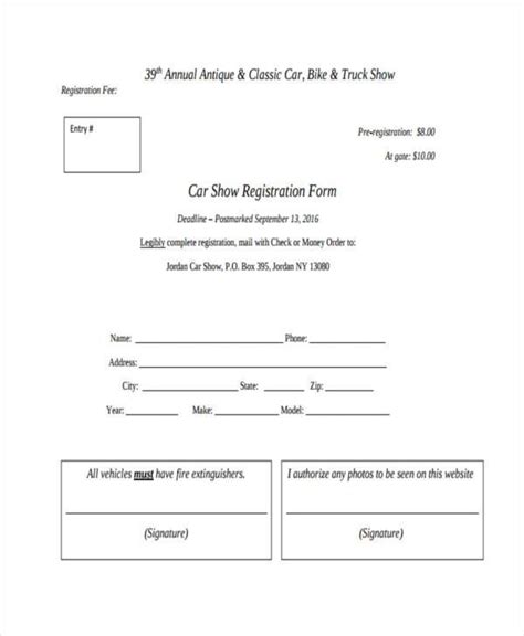 Blank Show Rundown Template Horse Show Entry Form Template Fill