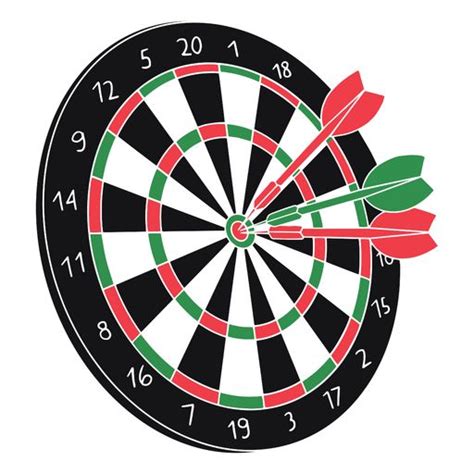 Dartboard Party Game PNG SVG Design For T Shirts Dartboard