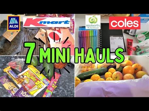 Kmart Aldi Woolworths Coles Shopping Haul What I Bought On Sale