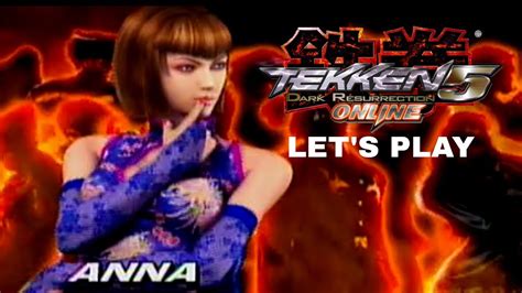 LET S PLAY Tekken 5 Dark Resurrection Online Anna Williams Arcade