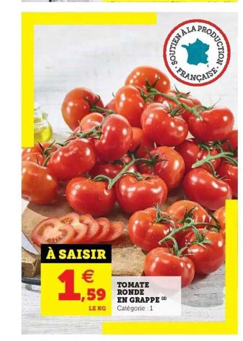 Promo Tomate Ronde En Grappe Chez Hyper U Icatalogue Fr