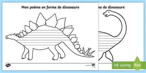 Po Me Gabarits En Forme De Dinosaures Teacher Made