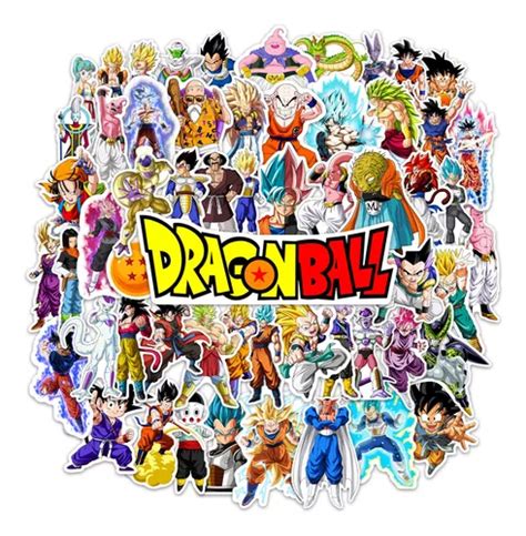 Juego De Pegatinas De Dragon Ball Goku Vegeta Freeza Gohan Beerus