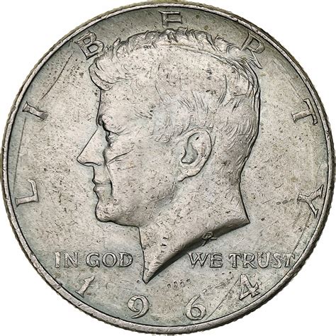 United States, Half Dollar, Kennedy Half Dollar, 1964, Denver, Silver