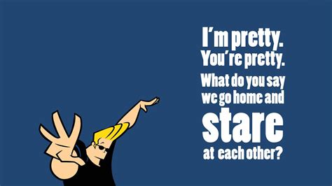 Download Johnny Bravo Quote Wallpaper | Wallpapers.com