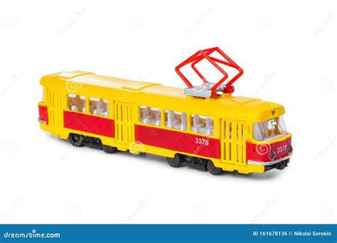 Toy tram stock photo. Image of macro, automatic, insurance - 161678136