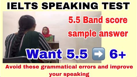 IELTS Mock Test Speaking 5 5 Band Sample Answer IELTS Test