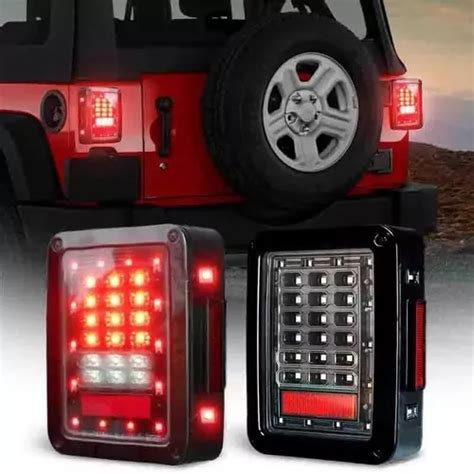 Calaveras Led Jeep Wrangler Jk Sahara Rubicon 2007 2018