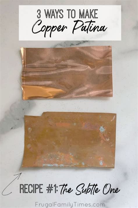 3 Easy Ways To Make Copper Patina Green Verdigris With Household Ingredients This Diy Life