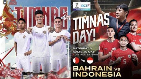 Hasil Timnas Indonesia Vs Bahrain Cek Link Live Score Rcti Dan Gtv