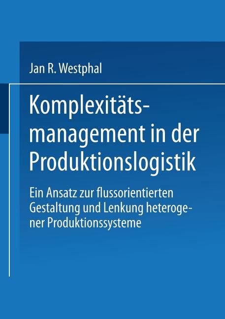 Gabler Edition Wissenschaft Komplexit Tsmanagement In Der