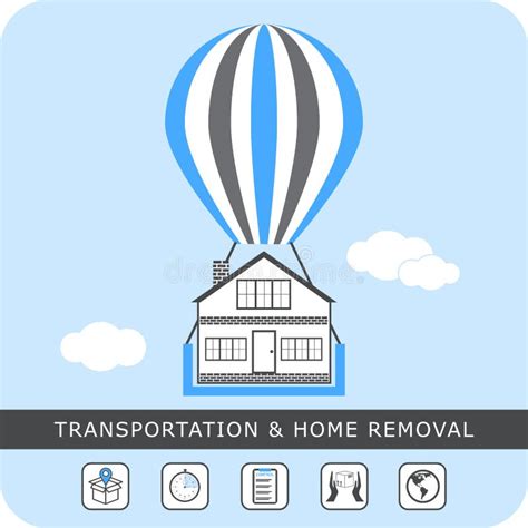 Transportation And Home Removal Stock Stock Vector Illustration