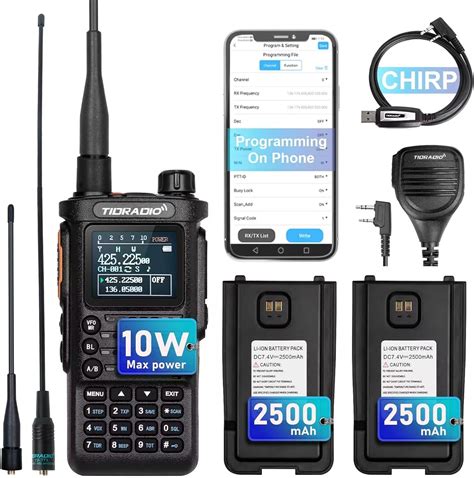 2nd Gen Tidradio Td H8 Radio 10w Highpower Ham Radio Handheld With App Wireless