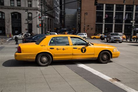 NYC Yellow Taxi Free Stock Photo - Public Domain Pictures