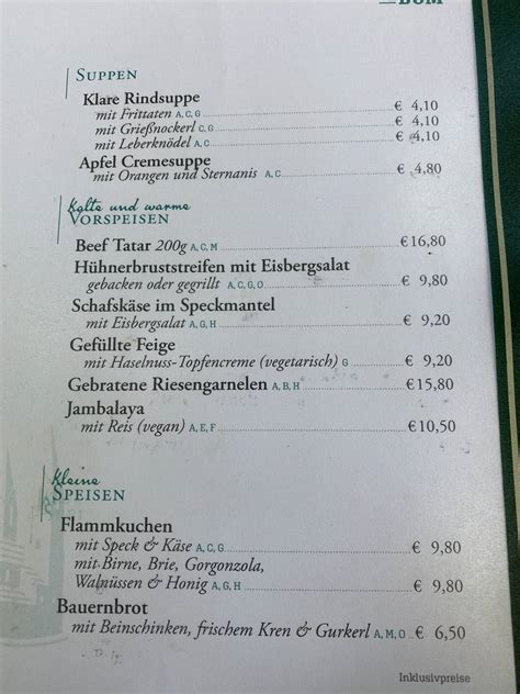 Speisekarte Von Gasthaus Zum Dom Restaurant Wiener Neustadt