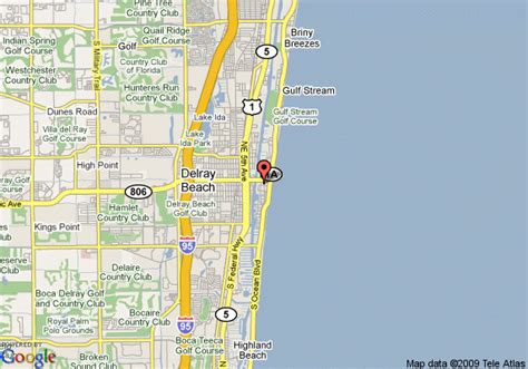 Map Delray Beach Beach Map