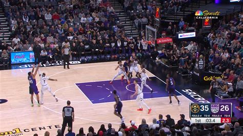 Last Second Field Goal Nuggets Kings NBA Official